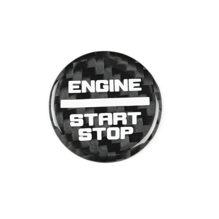 2021-2025 Ford Bronco Carbon Fiber Engine Start Stop Button Cover - Xorient Carbon Fiber - Image 4