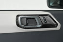 2021-2025 Ford Bronco Carbon Fiber Interior Door Handle Trim Covers - Xorient Carbon Fiber - Image 1