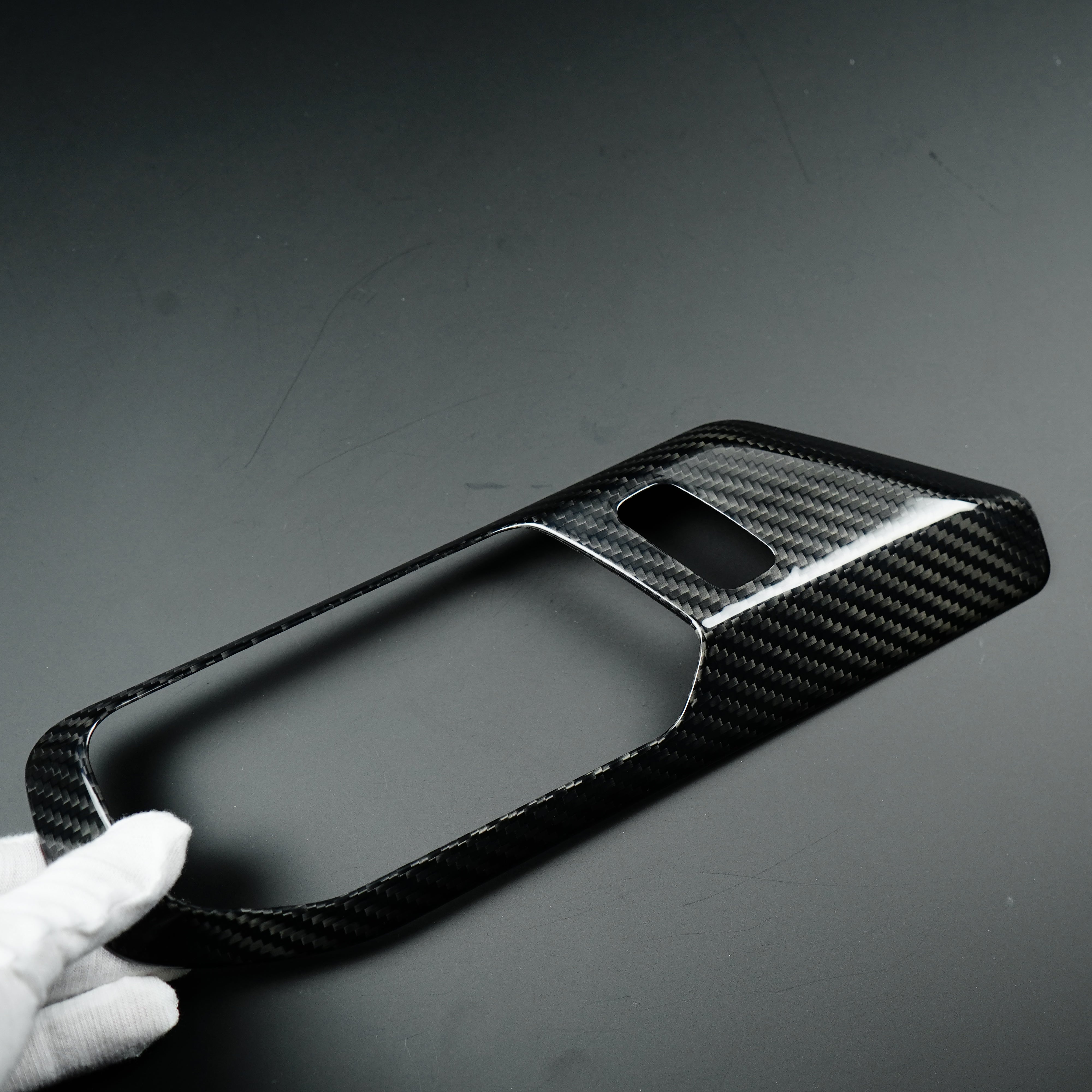 2021-2025 Ford Bronco Carbon Fiber Interior Door Handle Trim Covers - Xorient Carbon Fiber - Image 12