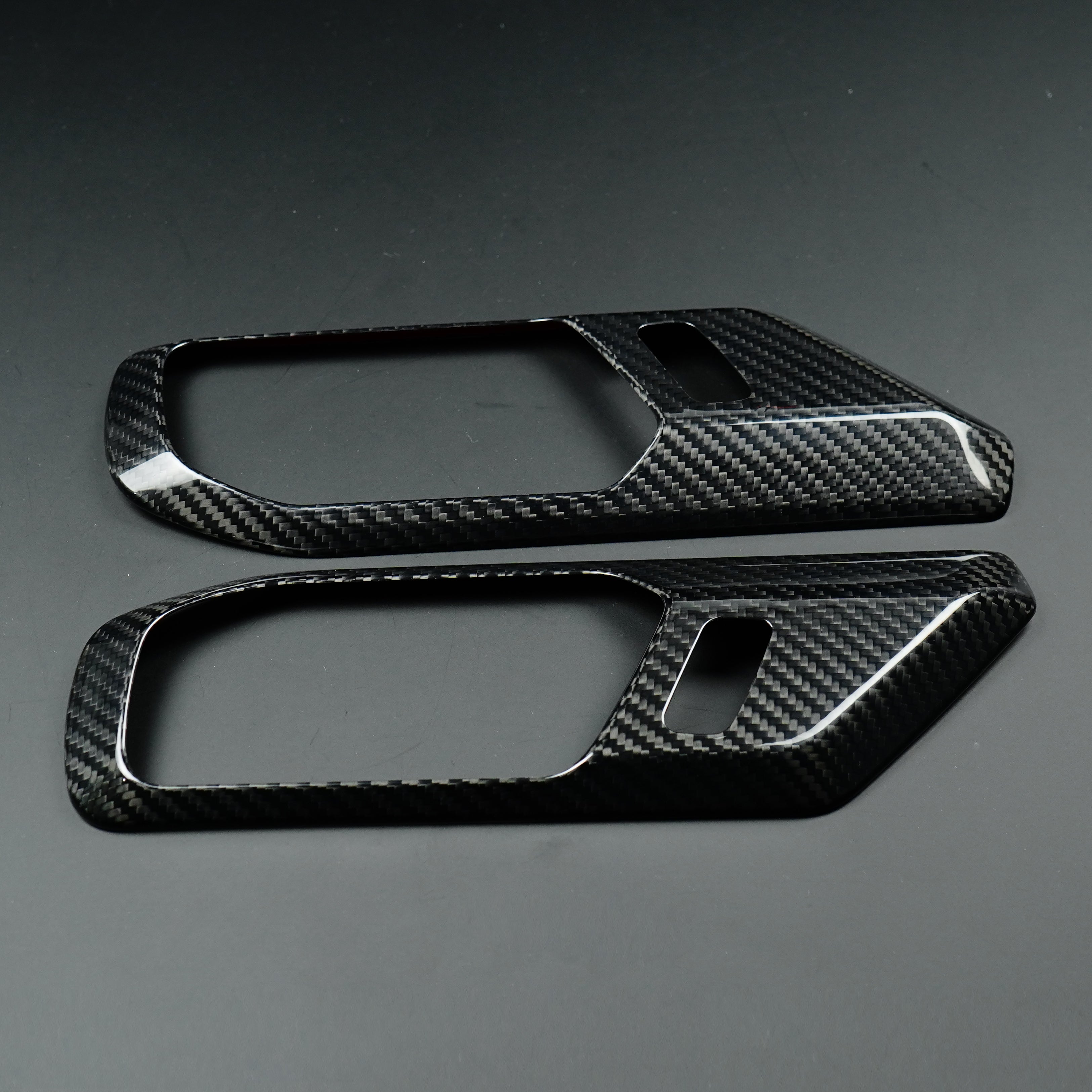 2021-2025 Ford Bronco Carbon Fiber Interior Door Handle Trim Covers - Xorient Carbon Fiber - Image 17
