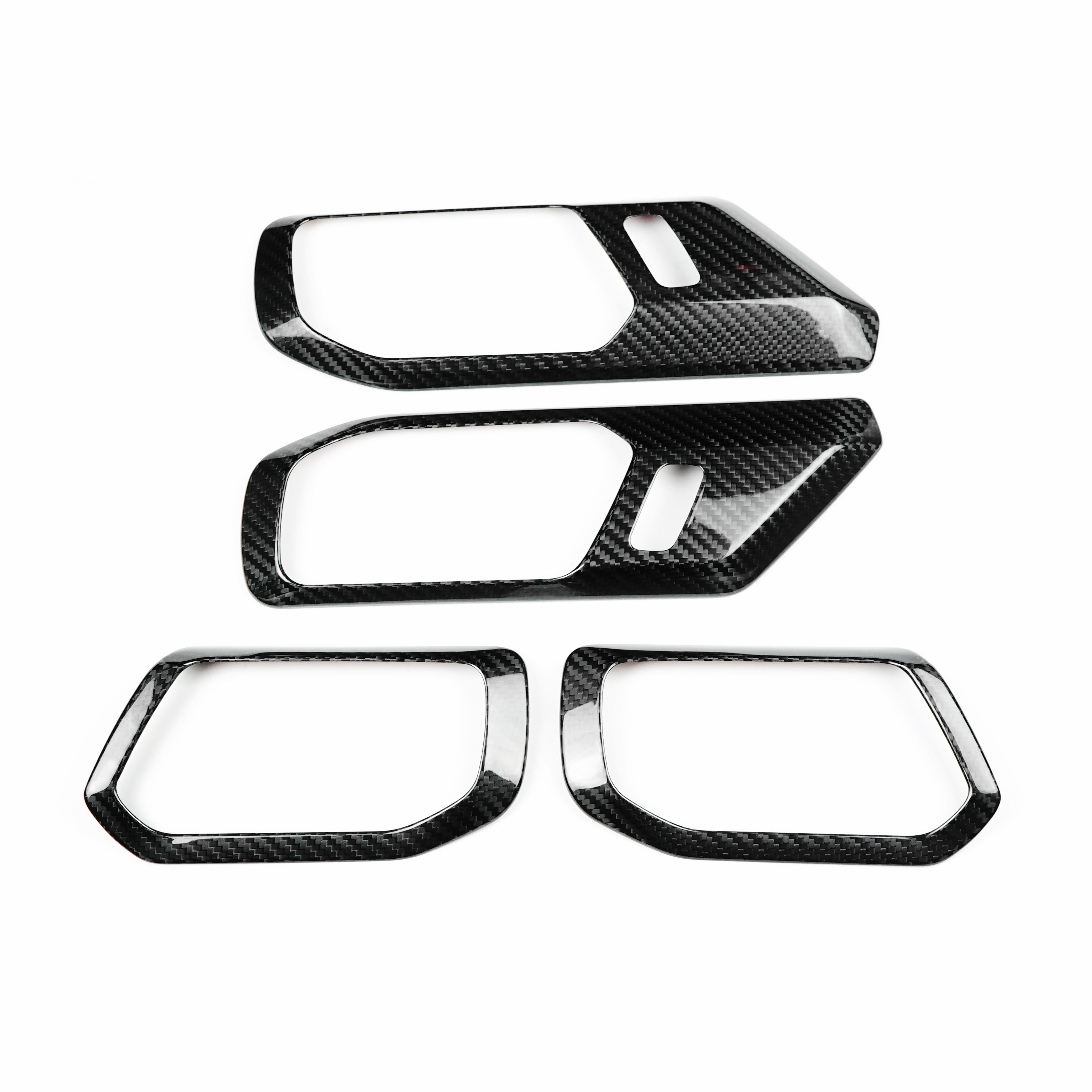 2021-2025 Ford Bronco Carbon Fiber Interior Door Handle Trim Covers - Xorient Carbon Fiber - Image 22