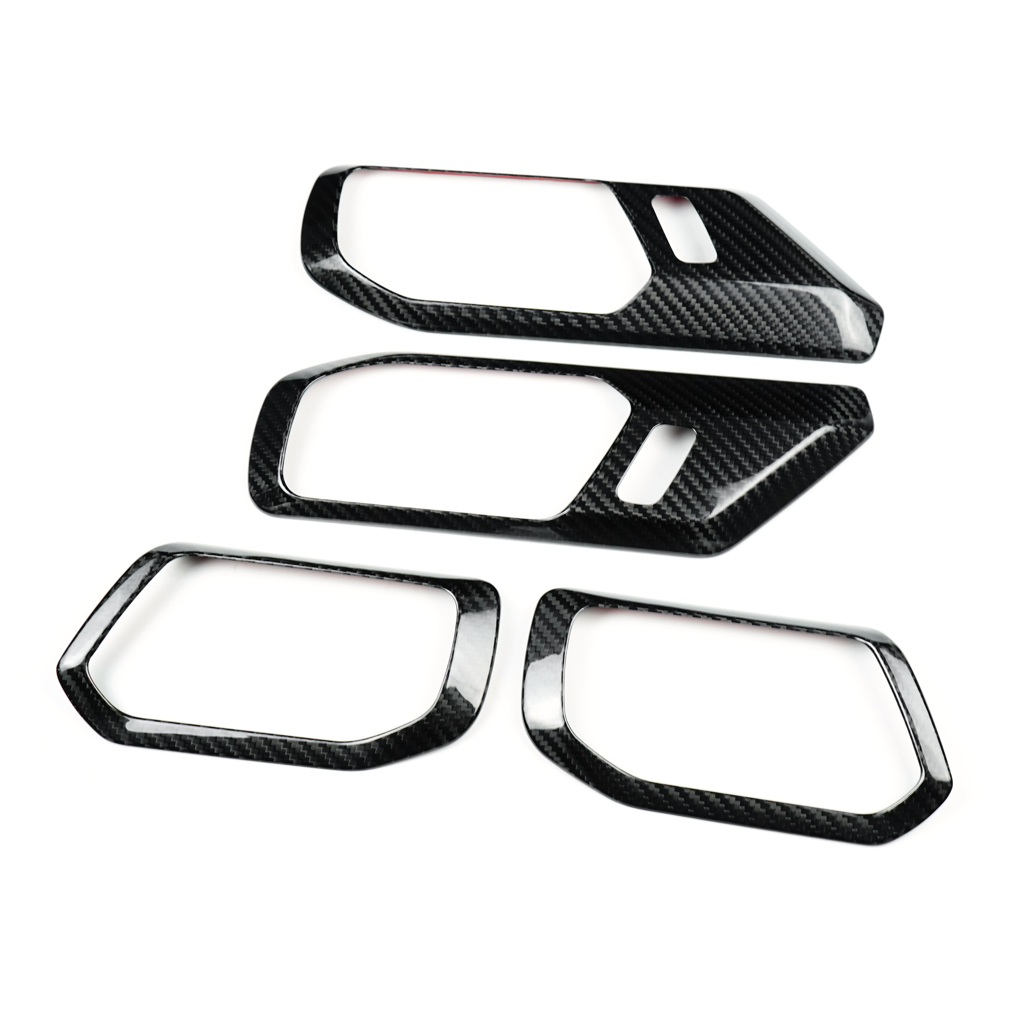2021-2025 Ford Bronco Carbon Fiber Interior Door Handle Trim Covers - Xorient Carbon Fiber - Image 23
