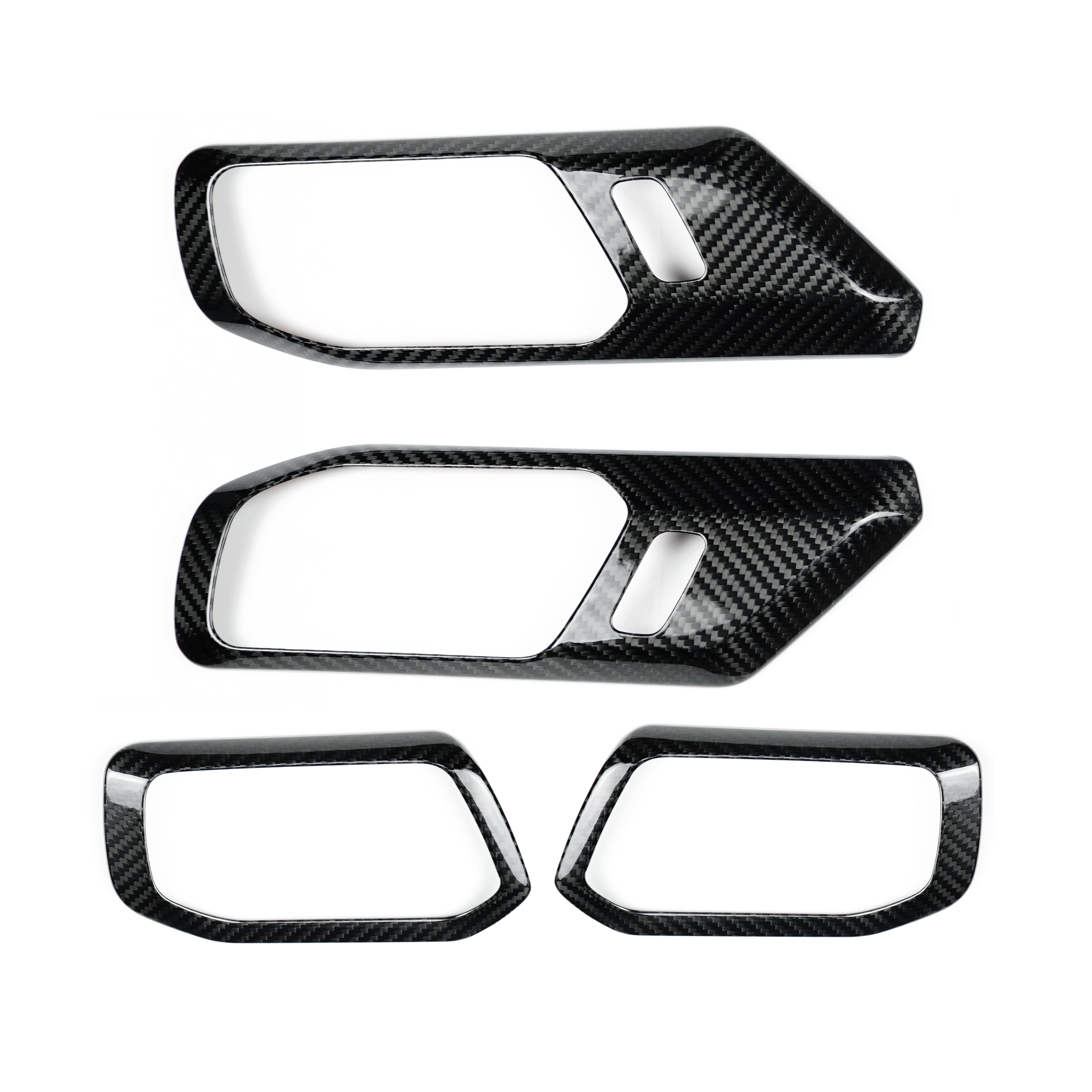 2021-2025 Ford Bronco Carbon Fiber Interior Door Handle Trim Covers - Xorient Carbon Fiber - Image 26