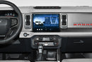 2021-2025 Ford Bronco Carbon Fiber Multimedia Control Panel Trim Cover - Xorient Carbon Fiber - Image 1