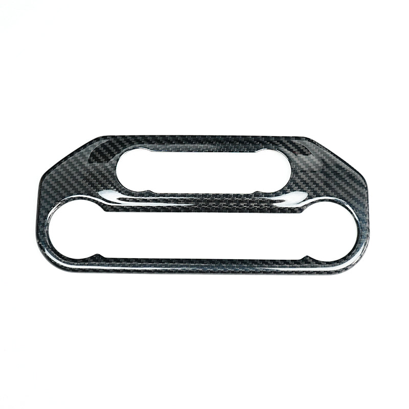 2021-2025 Ford Bronco Carbon Fiber Multimedia Control Panel Trim Cover - Xorient Carbon Fiber - Image 3