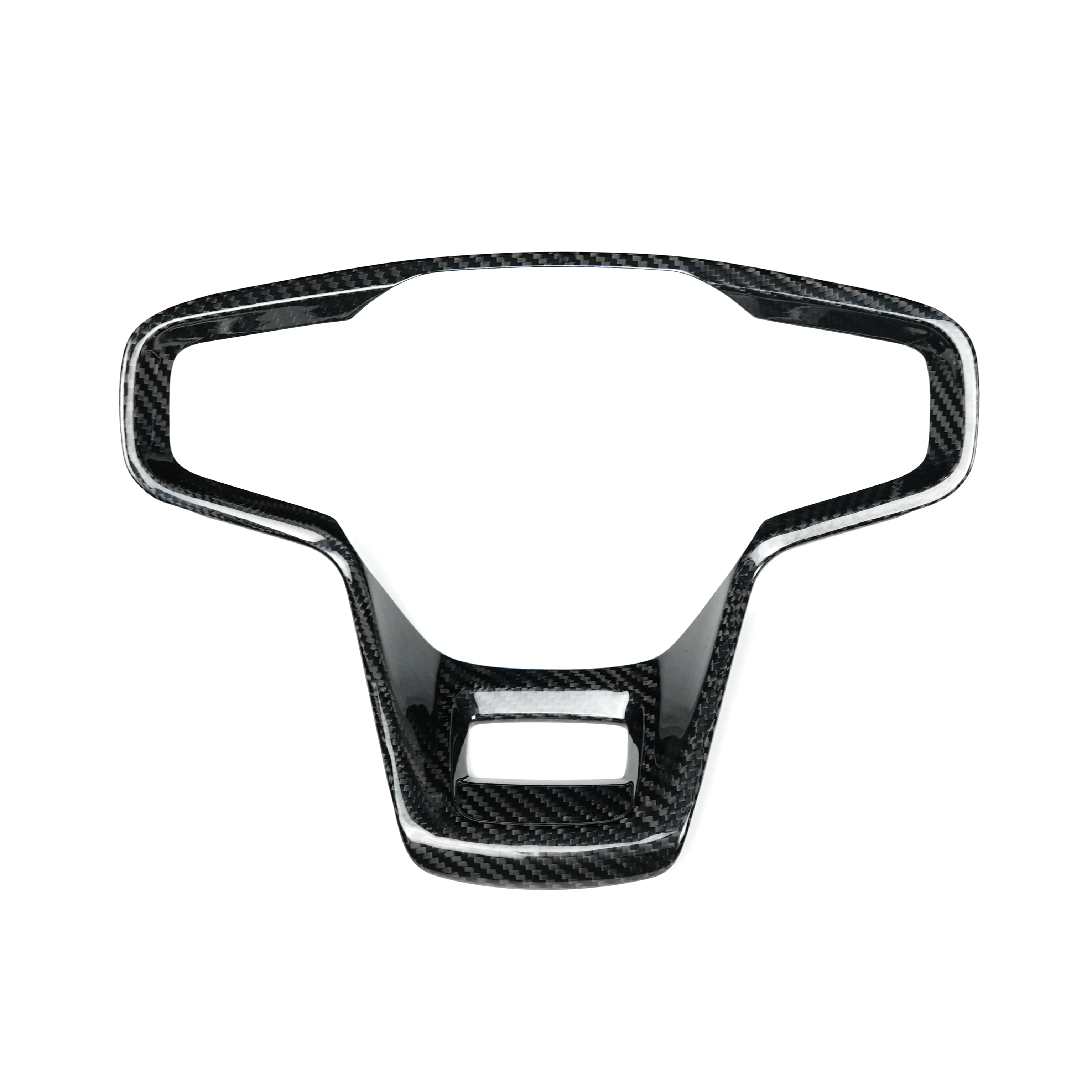 2021-2025 Ford Bronco Carbon Fiber Steering Wheel Trim Cover - Xorient Carbon Fiber - Image 2