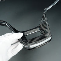 2021-2025 Ford Bronco Carbon Fiber Steering Wheel Trim Cover - Xorient Carbon Fiber - Image 4
