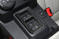 2021-2025 Ford Bronco Carbon Fiber Window Switch Control Trim Covers - Xorient Carbon Fiber - Image 1