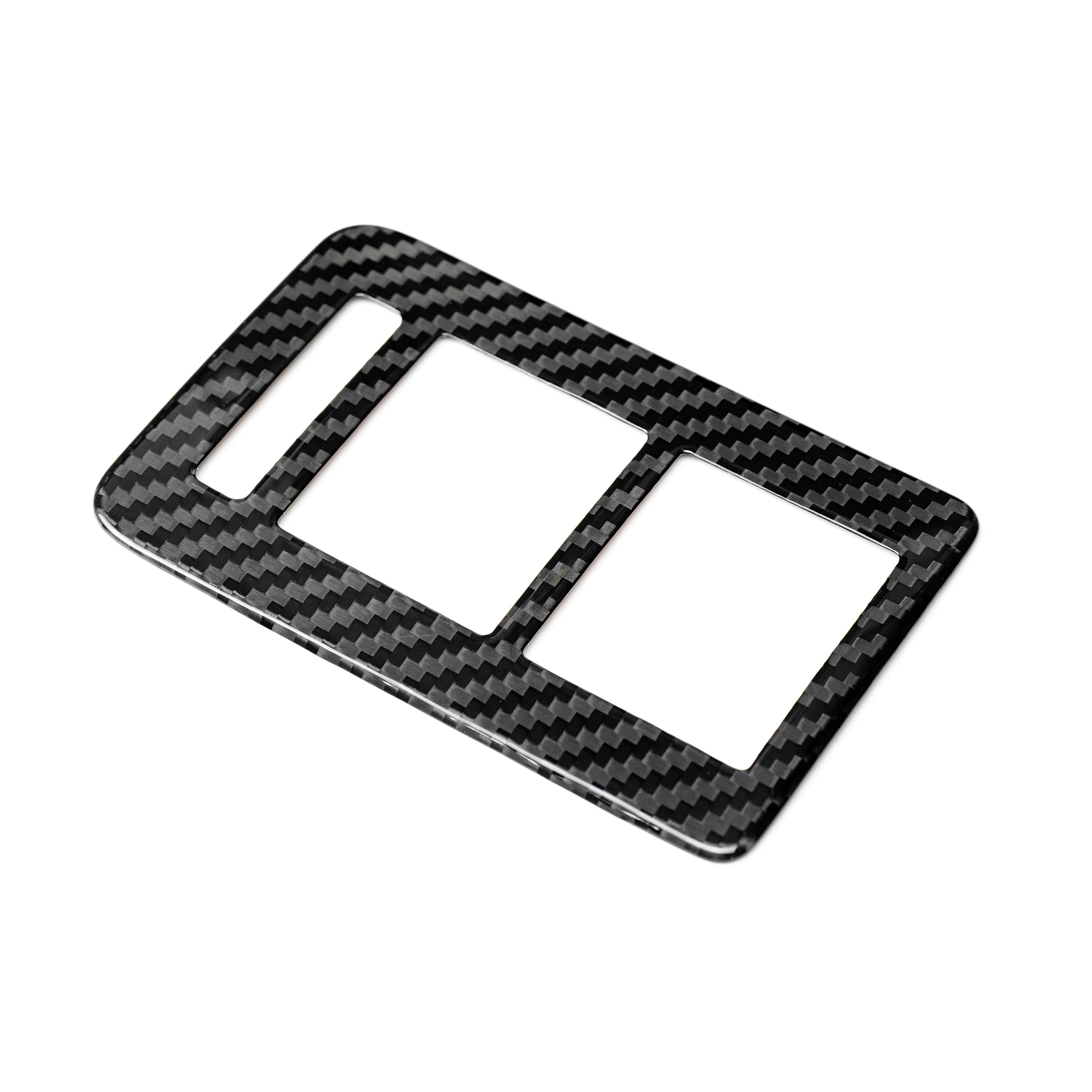 2021-2025 Ford Bronco Carbon Fiber Window Switch Control Trim Covers - Xorient Carbon Fiber - Image 4