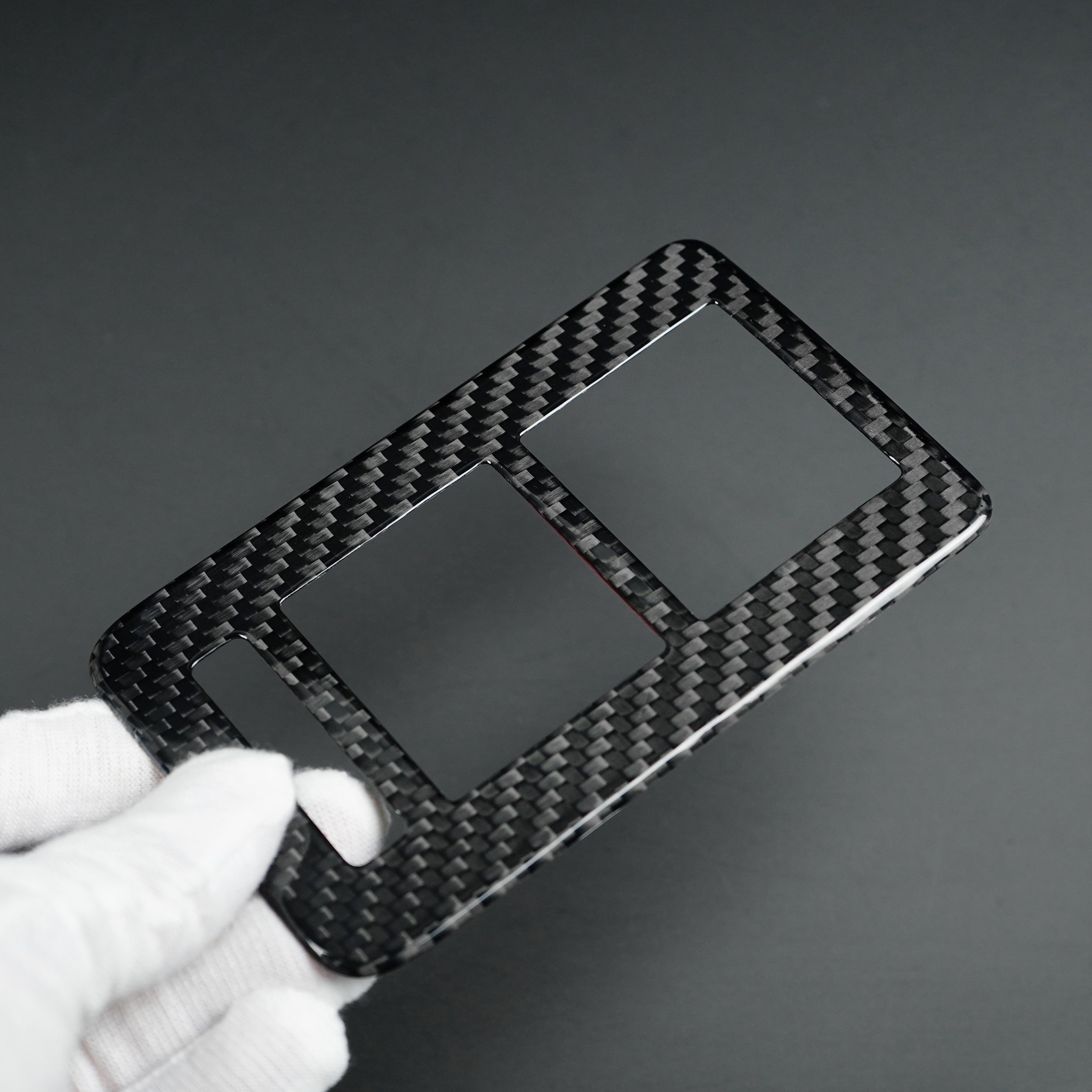 2021-2025 Ford Bronco Carbon Fiber Window Switch Control Trim Covers - Xorient Carbon Fiber - Image 6