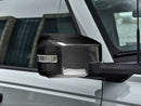 2021-2025 Ford Bronco Real Carbon Fiber Mirror Covers with Turn Signal Cutout - Xorient Carbon Fiber - Image 1