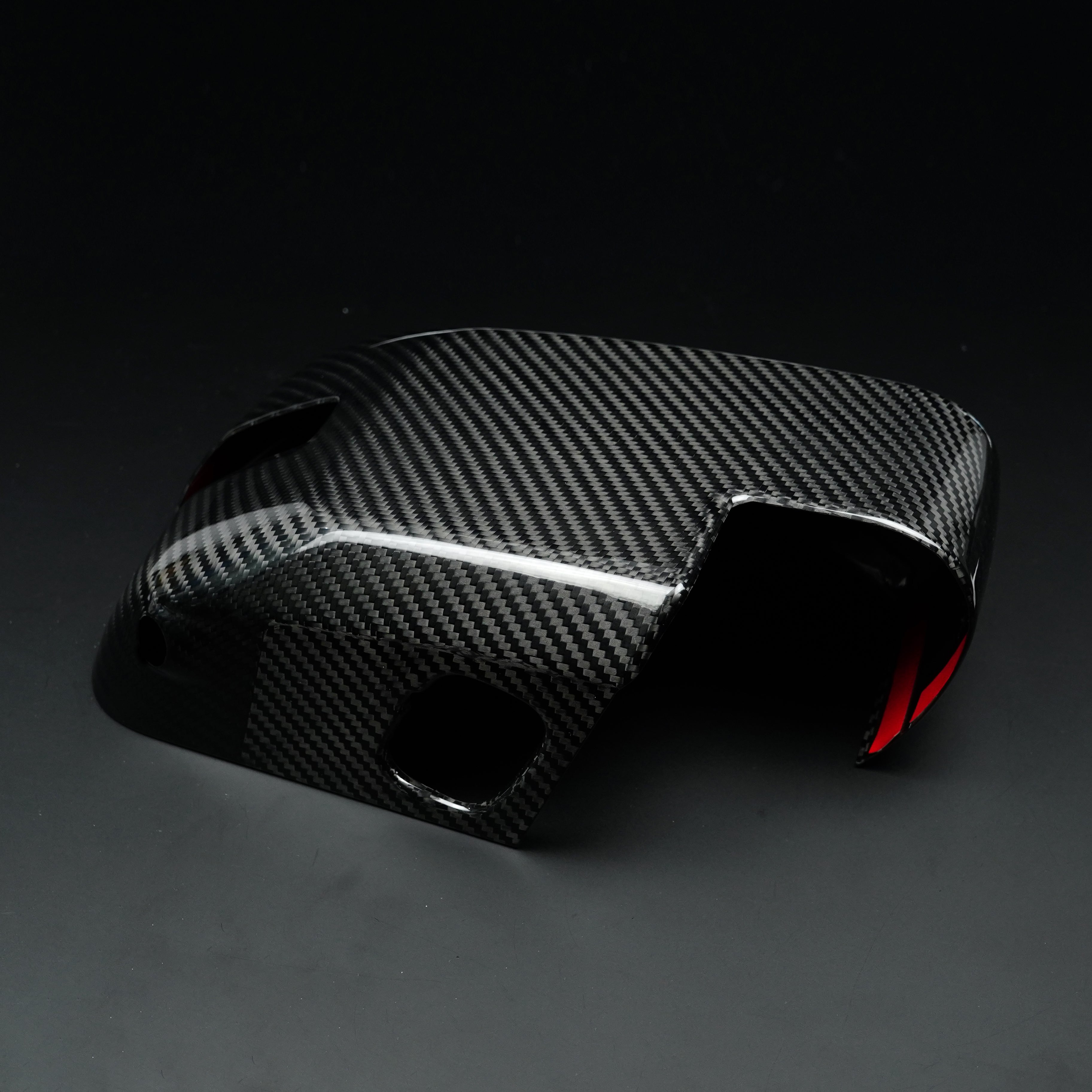 2021-2025 Ford Bronco Real Carbon Fiber Mirror Covers with Turn Signal Cutout - Xorient Carbon Fiber - Image 3