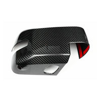 2021-2025 Ford Bronco Real Carbon Fiber Mirror Covers with Turn Signal Cutout - Xorient Carbon Fiber - Image 5