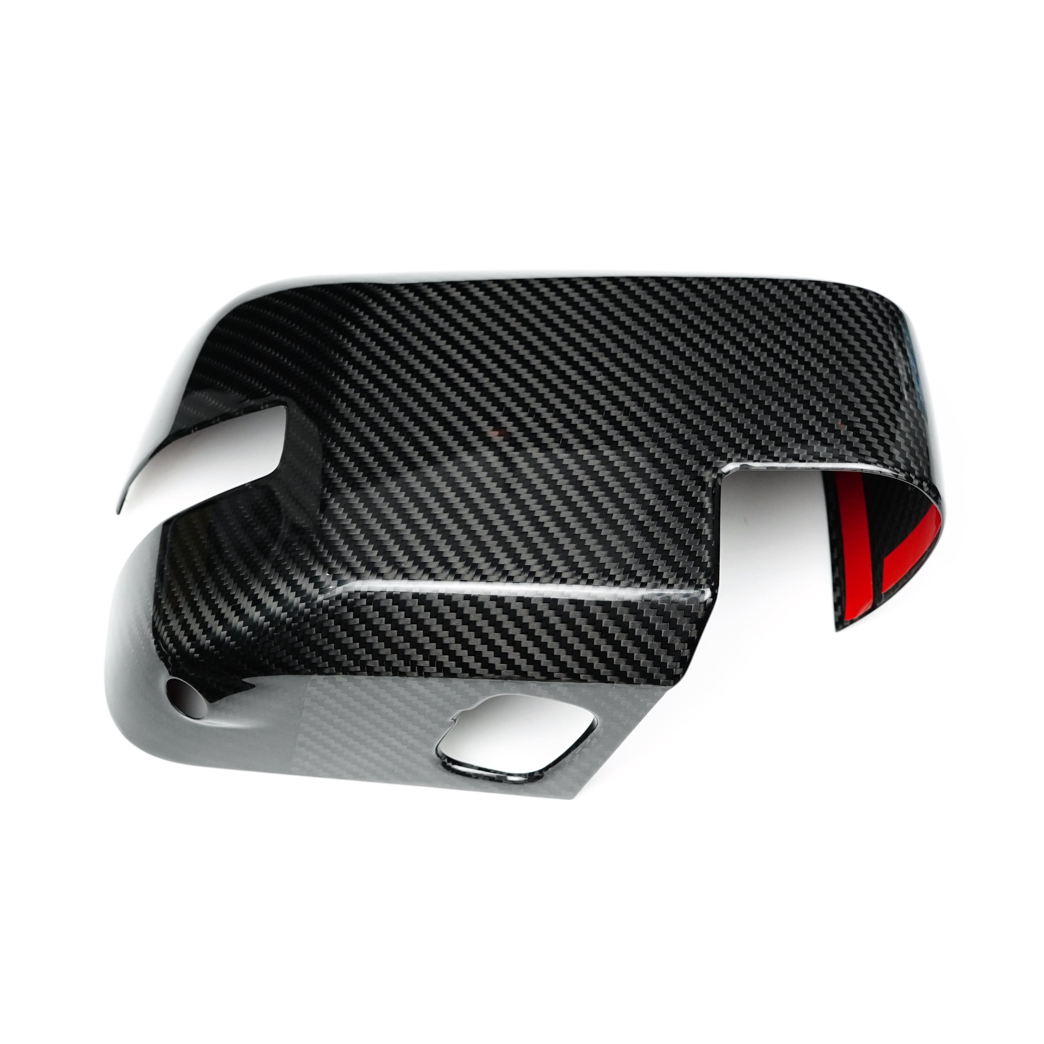 2021-2025 Ford Bronco Real Carbon Fiber Mirror Covers with Turn Signal Cutout - Xorient Carbon Fiber - Image 6