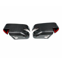 2021-2025 Ford Bronco Real Carbon Fiber Mirror Covers with Turn Signal Cutout - Xorient Carbon Fiber - Image 8