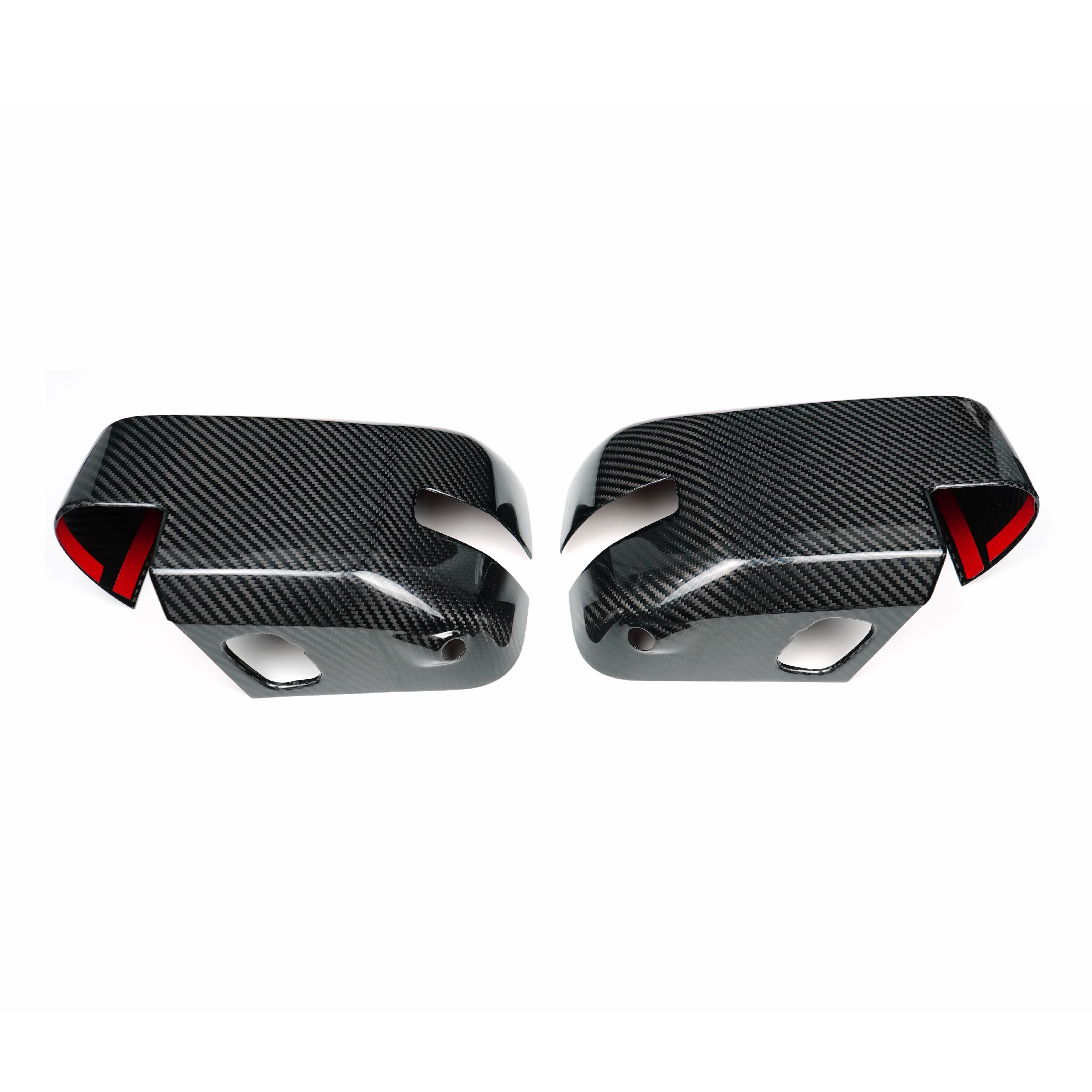 2021-2025 Ford Bronco Real Carbon Fiber Mirror Covers with Turn Signal Cutout - Xorient Carbon Fiber - Image 8