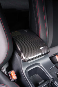 2022+ Subaru WRX Carbon Fiber Interior Armrest Trim Cover-Black