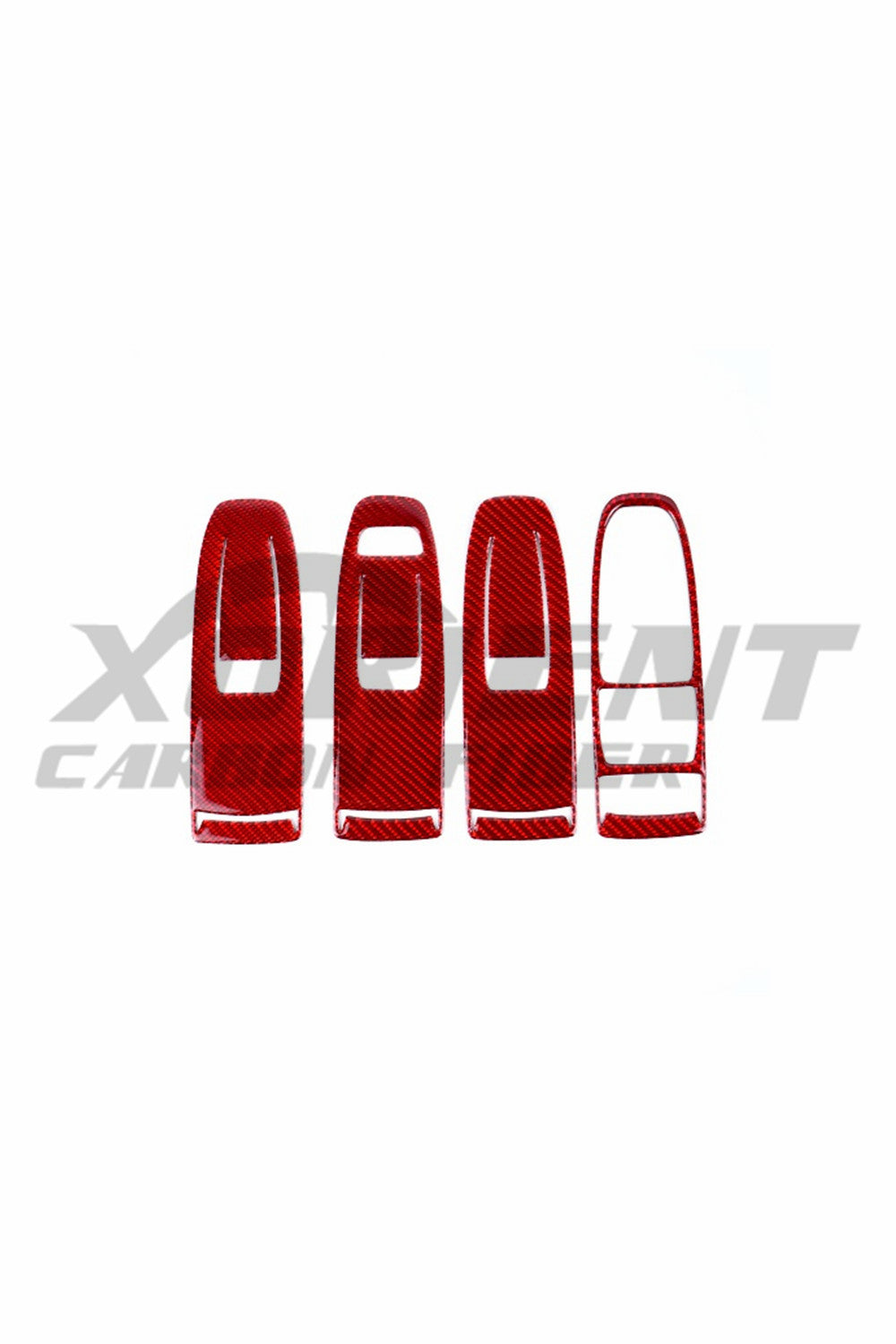 2022+ Subaru WRX Carbon Fiber Interior Window Switch Trims-red