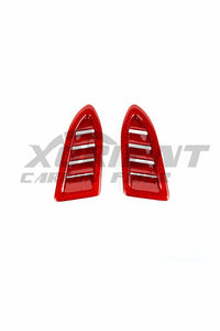 2022+ Subaru WRX Dry Carbon Fiber Interior Dashboard Air Vent Covers red