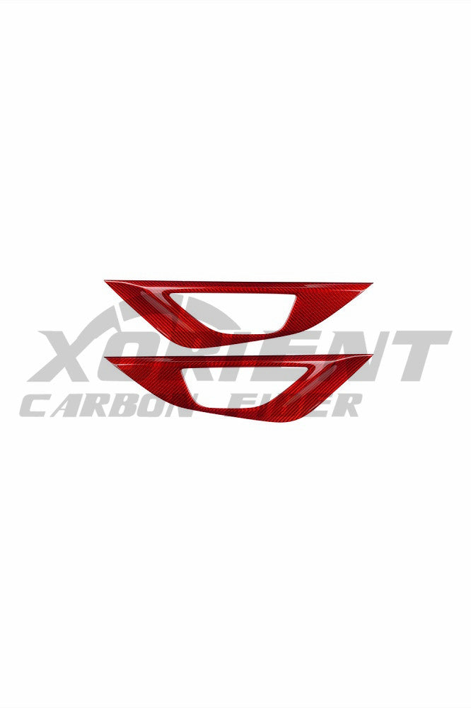 2022+ Subaru WRX Dry Carbon Fiber Interior Door Trim Cover[4pcs]-red