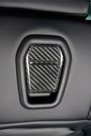 2024 Ford Mustang S650 Dry Carbon Fiber Front Seat Recliner Trim-After installation