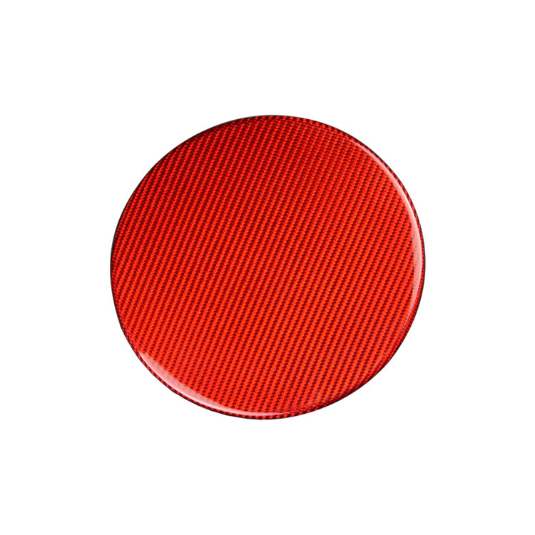 Carbon Fiber Gas Cap Trim Cover For Chevy Camaro 2016+-red