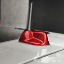 Carbon Fiber Shark Fin Antenna Cover For Mini R-red