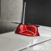 Carbon Fiber Shark Fin Antenna Cover For Mini R-red