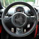 Carbon Fiber Steering Wheel Center Trim Cover For Mini Cooper R55/R56/R57