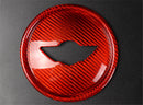 Carbon Fiber Steering Wheel Center Trim Cover For Mini Cooper F54/F55/F56-red