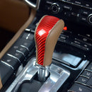 Porsche Carbon Fiber Interior Trim Gear Shift Knob Cover For Cayenne 2011-2016