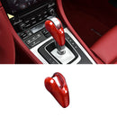 Carbon Fiber Interior Gear Shift Head Trim Cover For Porsche Panamera/Macan