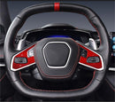 2020-2023 C8 Corvette Carbon Fiber Steering Wheel Trim Covers