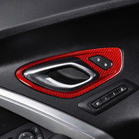 2016-2023 Camaro Carbon FIber Interior Door Handles Trim Cover