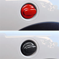  Carbon FIber Gas Cap Trim Cover For Mini Cooper R55/R56