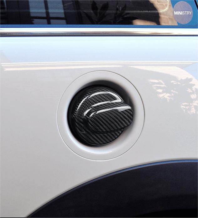 Mini Cooper R55/R56 Carbon FIber Gas Cap Trim Cover