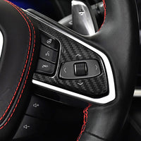 C8 Corvette Carbon Fiber Steering Wheel Trim Covers [Heated]C8 Corvette Carbon Fiber Steering Wheel Trim Covers [Heated] Black