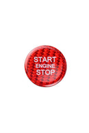 Carbon Fiber Start Stop Button Cover For Audi-red