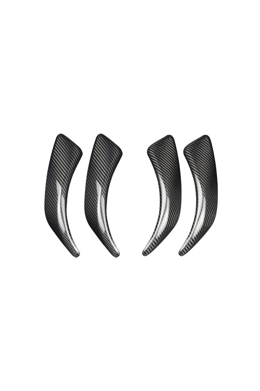 BMW 1/2 Series Carbon Fiber Interior Inner Door Handles Trim Covers