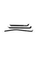 C8 Corvette [3PCS] Carbon Fiber Interior Dash Kit Trim Cover-black