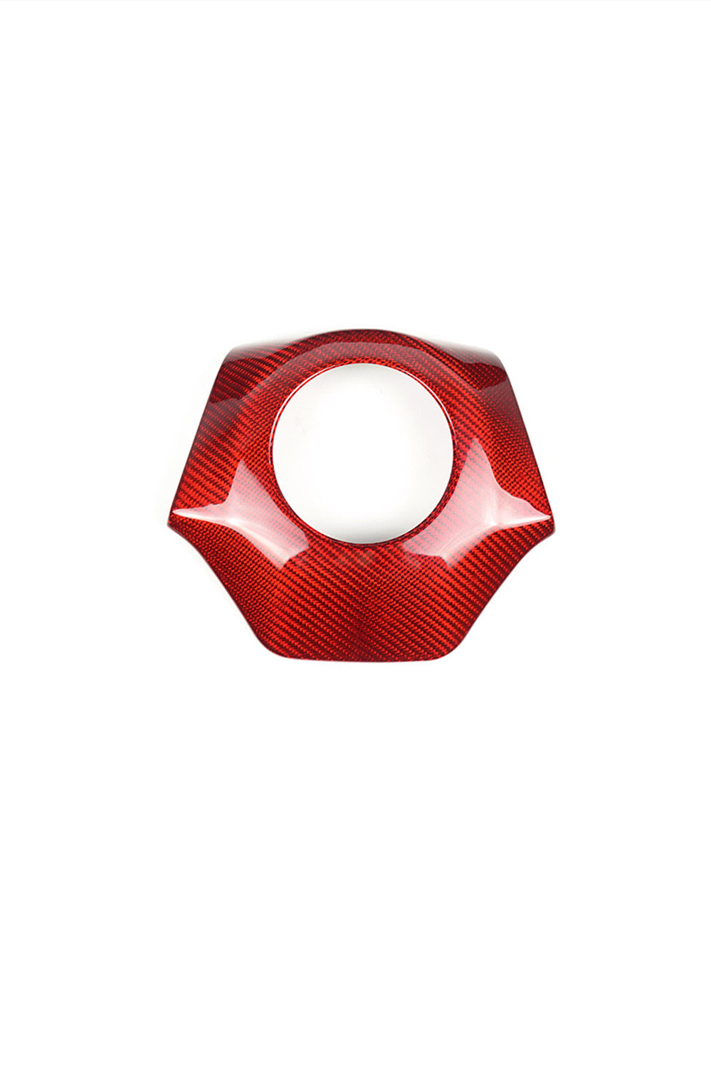 carbon fiber Steering Wheel camaro interior trim from Xorient Carbon Fiber-red