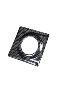 Carbon Fiber Start Stop Button Surround Cover for 2021–2025 Ford F-150 & 2021–2023 Ford F-250 XCF