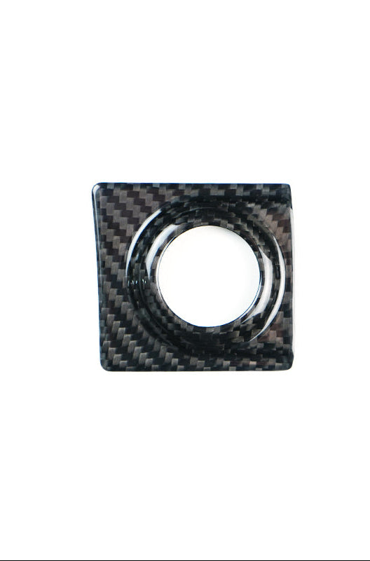 Carbon Fiber Start Stop Button Surround Cover for 2021–2025 Ford F-150 & 2021–2023 Ford F-250 XCF