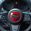 Subaru WRX 2022+ Carbon FIber Steering Wheel Airbag Trim-red