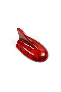 Carbon Fiber Shark Fin Antenna Cover For Dodge-red