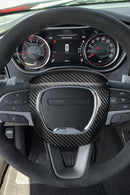 Dodge Charger Challenger Durango Carbon Fiber Steering Wheel Airbag Cover