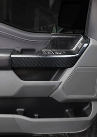 F150 2021-Up Door Panel Hard Carbon Fiber Trim Cover