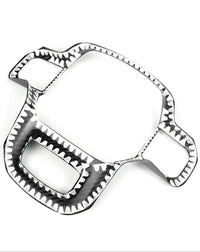 F150 2021-Up Steering Wheel Trim Hard Carbon Fiber Cover without "RAPTOR" logo cutout