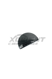 FIAT 500 ABARTH Carbon Fiber Interior Glove Box Handle Trim Cover-black