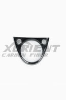 FIAT 500 ABARTH Carbon Fiber Interior Shift Gate Panel Trim Cover-black